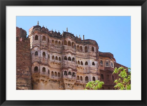 Framed Meherangarh, Majestic Fort, Jodhpur, Rajasthan, India Print