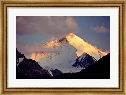 Framed India, Ladakh, Nun-Kun Peak, Zanskar Valley Print