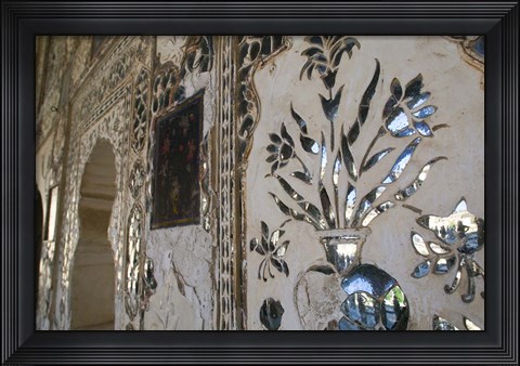 Framed Hall of Victory, Amber Fort, India Print