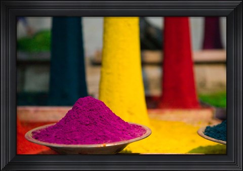 Framed Incense for Sale at Pushkar Camel Fair, India Print