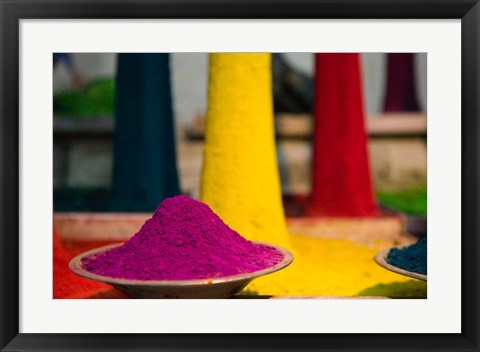 Framed Incense for Sale at Pushkar Camel Fair, India Print