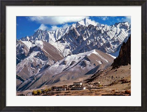 Framed India, Ladakh, Bodh Kharbu, Srinagar-Leh road Print
