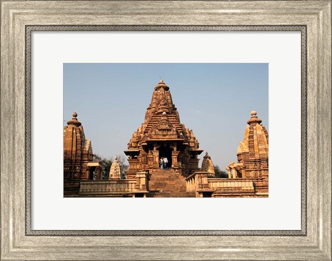 Framed India, Khajuraho. Lakshmana Temple at Khajuraho Print