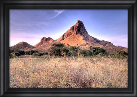 Framed Landscape of Padar Island, Komodo National Park, Indonesia Print