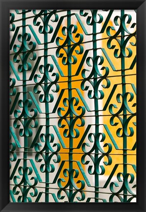 Framed Gate of Lilitha Mahal Palace Hotel, India Print