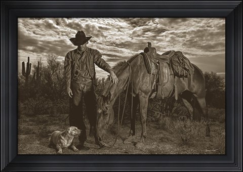 Framed Compadres Print