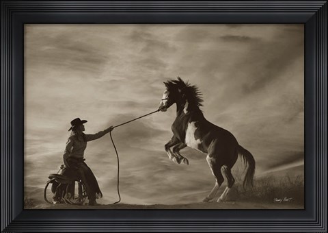 Framed Whoa Boy Print