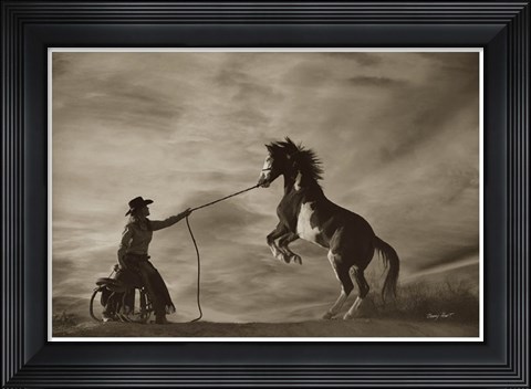 Framed Whoa Boy Print