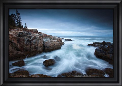 Framed Dawn in Acadia Print