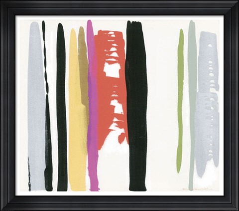 Framed Red Lantern Print