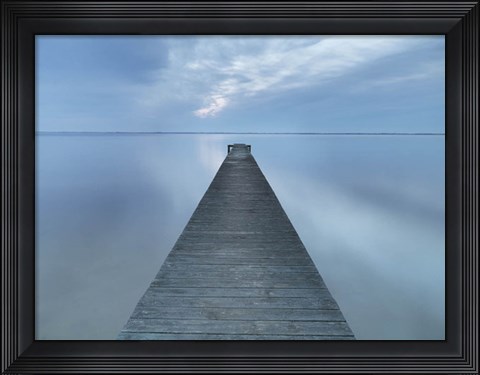 Framed Long Pier Print