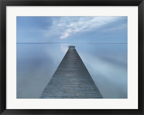 Framed Long Pier Print