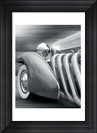 Framed Duesenberg in Motion Print