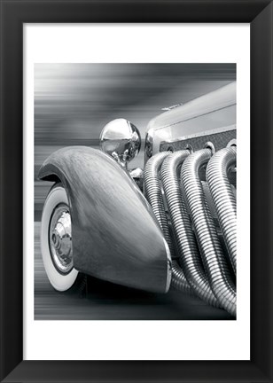 Framed Duesenberg in Motion Print