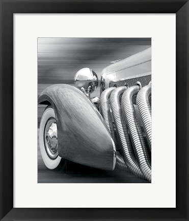 Framed Duesenberg in Motion Print