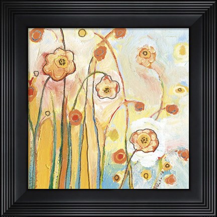Framed Orange Whimsy Print