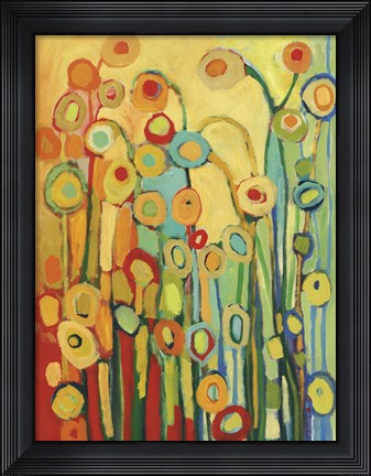Framed Dance of the Poppy Pods Print