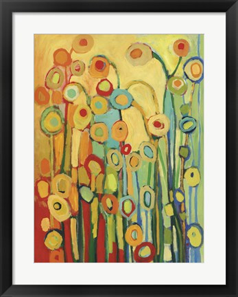 Framed Dance of the Poppy Pods Print