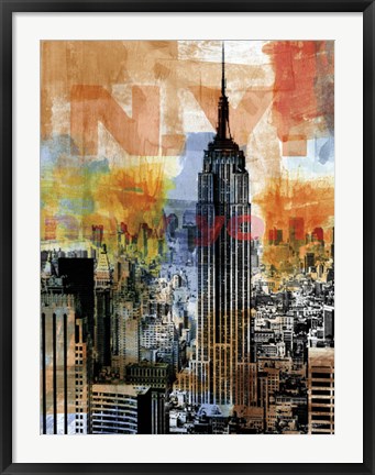 Framed New York Edge Print