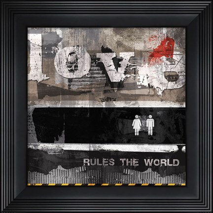Framed Urban Love Print