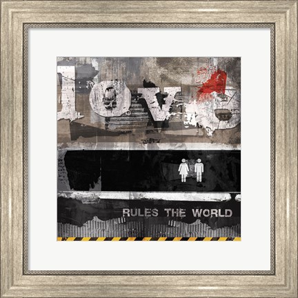 Framed Urban Love Print