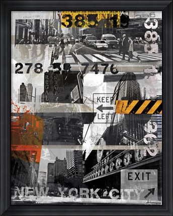 Framed New York Style XI Print