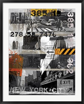 Framed New York Style XI Print