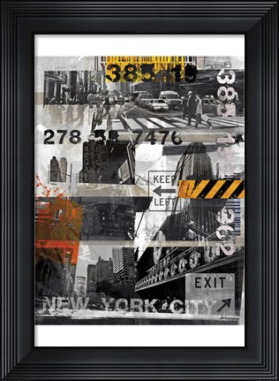 Framed New York Style XI Print