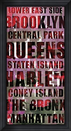 Framed Explore New York Print