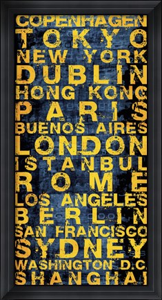 Framed Explore the World III Print