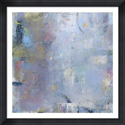 Framed Frosty Turbulence Print