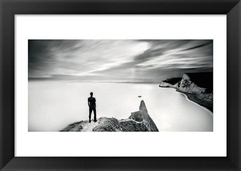 Framed Man and the Sea, Study 4 Print