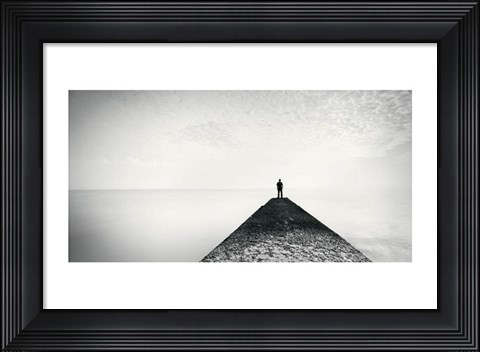 Framed Man and the Sea, Study 13 Print