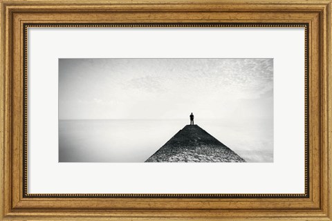 Framed Man and the Sea, Study 13 Print