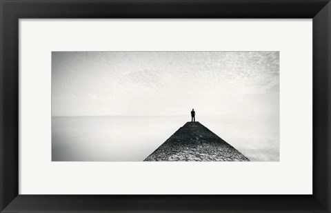 Framed Man and the Sea, Study 13 Print