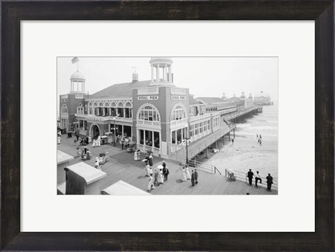 Framed Atlantic City Steel Pier, 1910s Print