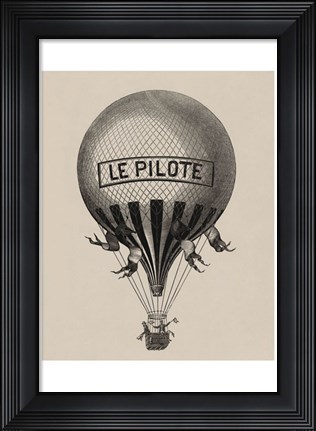 Framed Le Pilote Print