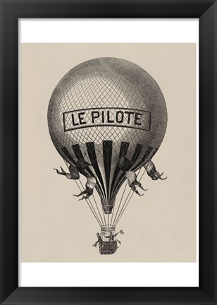 Framed Le Pilote Print