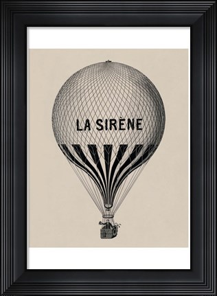 Framed La Sirene Print