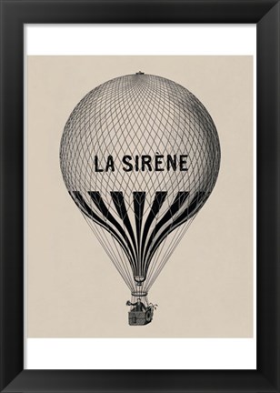 Framed La Sirene Print