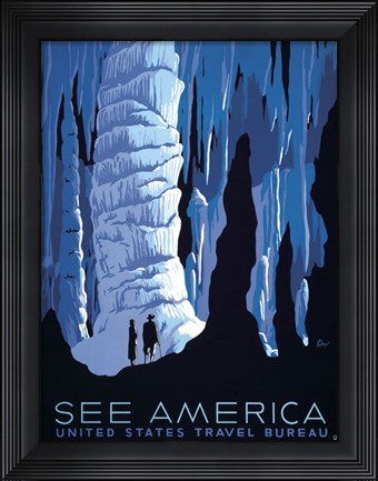 Framed See America Print