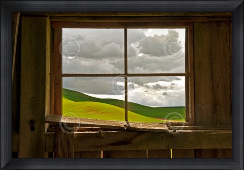 Framed Palouse Barn Print