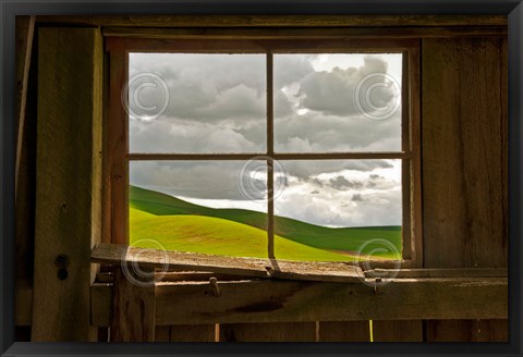 Framed Palouse Barn Print