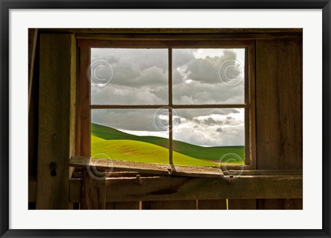 Framed Palouse Barn Print