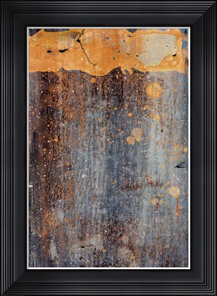 Framed Orange Splash Print