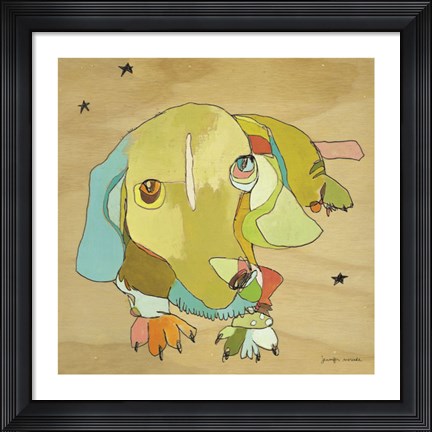 Framed Cooper Dog Print