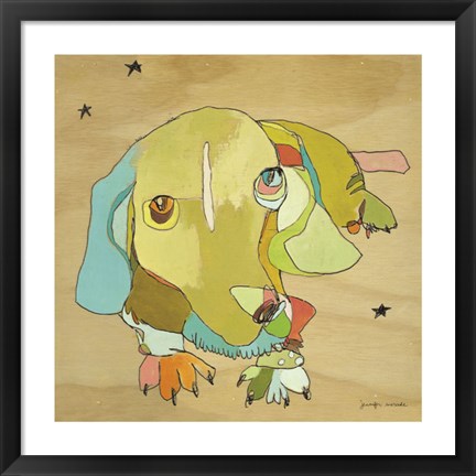 Framed Cooper Dog Print