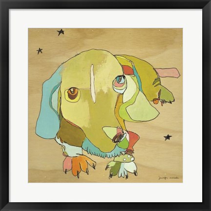 Framed Cooper Dog Print