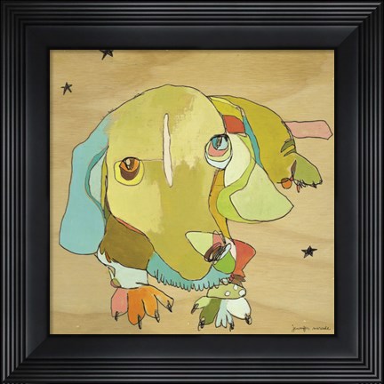 Framed Cooper Dog Print