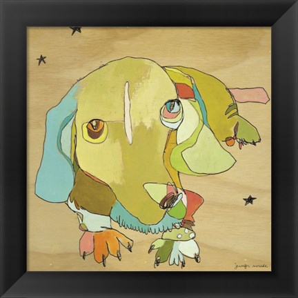 Framed Cooper Dog Print